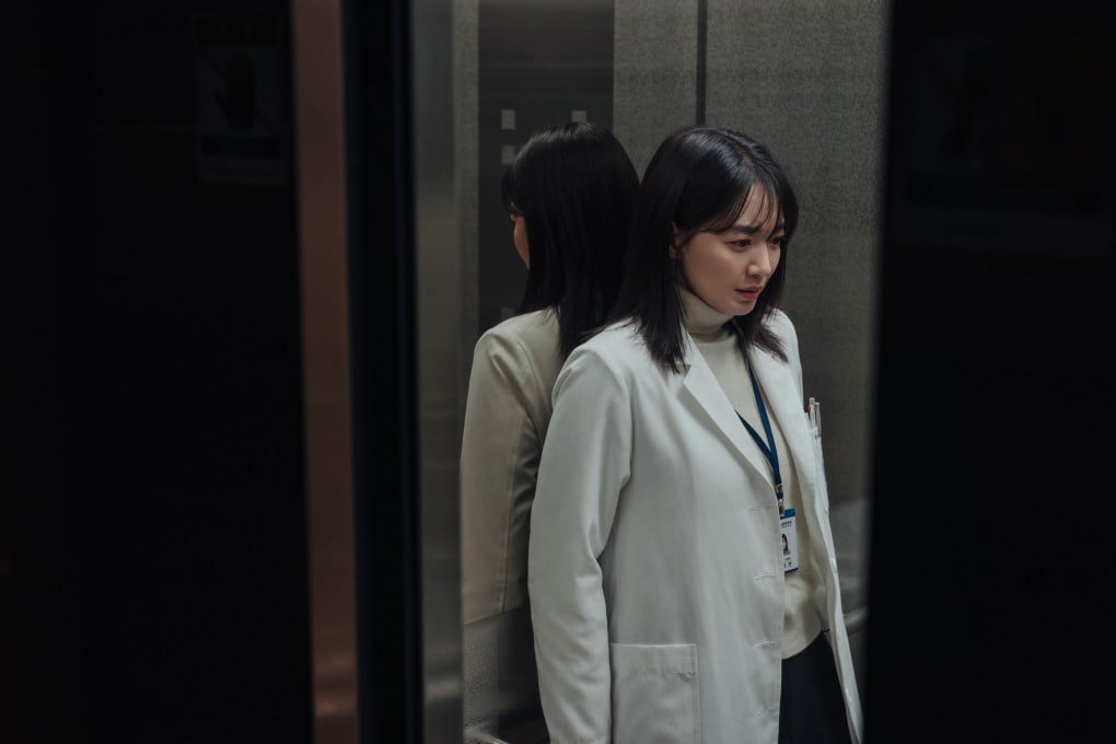 Shin Min-a as Lee Ju-yeon in a still from Karma, a limited series debuting on Netflix in April 2025. Photo: Jihyeong Seo/Netflix