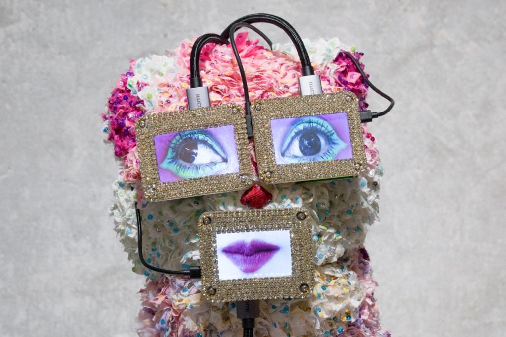 Working Cat (2025) by Sasaoka Yuriko.	Photo: Felix SC Wong / courtesy PHD Group, HK