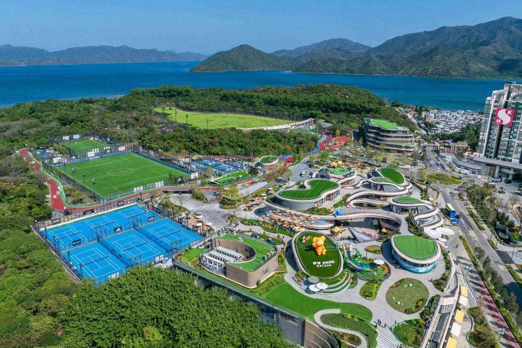 An aerial view of Go Park Sai Sha. The facility aims to become a key leisure destination in Hong Kong for people of all ages.