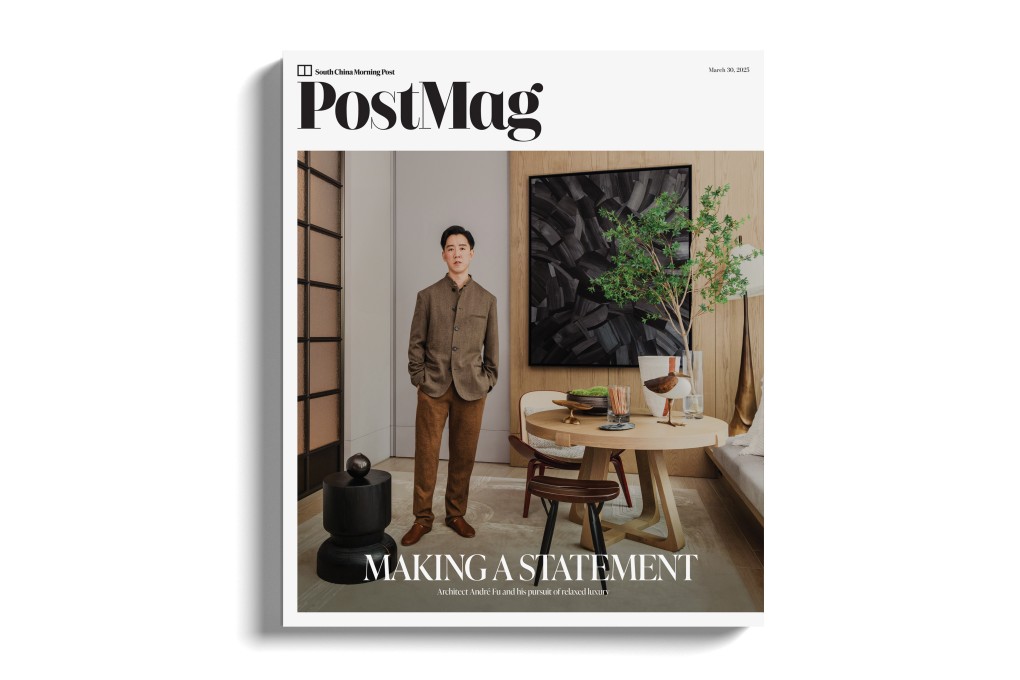 Architect André Fu in his studio in Central, features on this week’s print cover. Photo: Jocelyn Tam