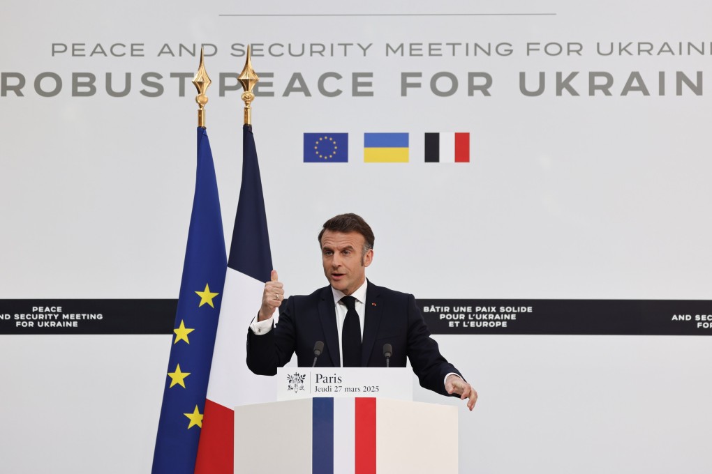 Macron said France and Britain, which are driving the initiative, would forge ahead with a “reassurance force” with several countries. Photo: EPA-EFE