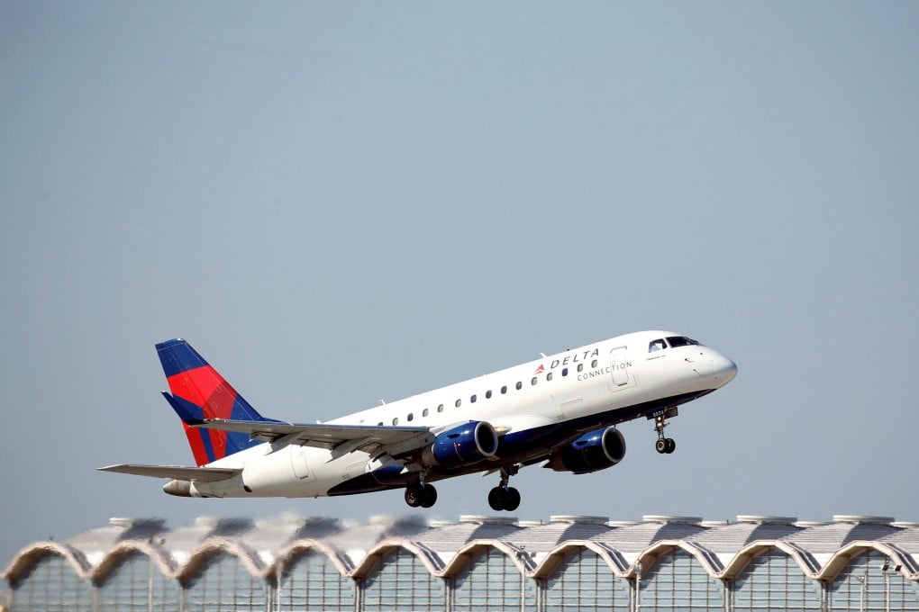 A Delta Airlines jet takes off from Washington in the US. File photo: Reuters