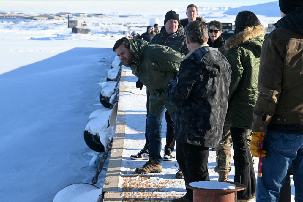 US Vice-President J.D. Vance visits Pituffik Space Base in Greenland on March 28. Photo: Reuters