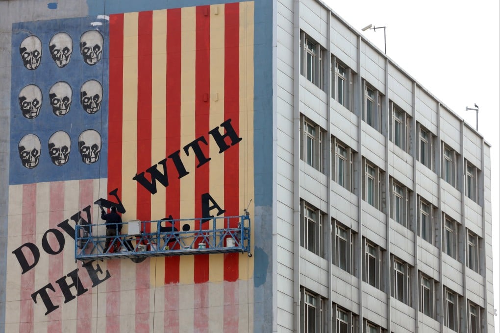 An anti-US mural in Tehran, Iran. Photo: EPA-EFE