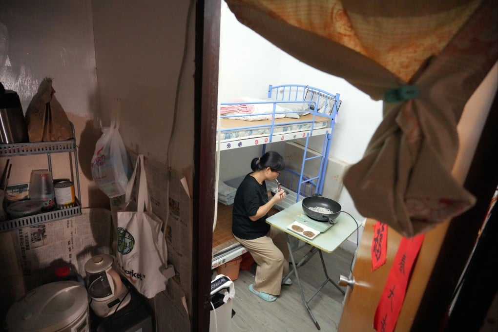 A subdivided flat in Sham Shui Po. It is estimated there are 110,000 such flats in the city. Photo: May Tse