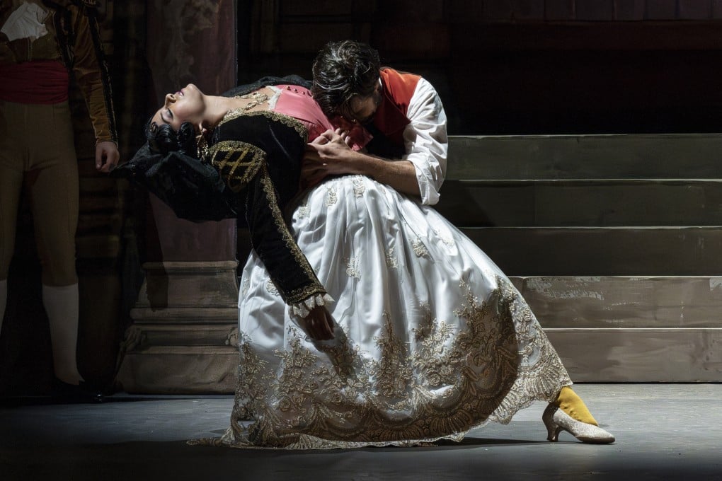 Deepa Johnny (left) as Carmen and Kevin Amiel as Don José in the Hong Kong Art Festival’s presentation of Bizet’s Carmen at the Hong Kong Cultural Centre in March 2025. Photo: Marion Herno