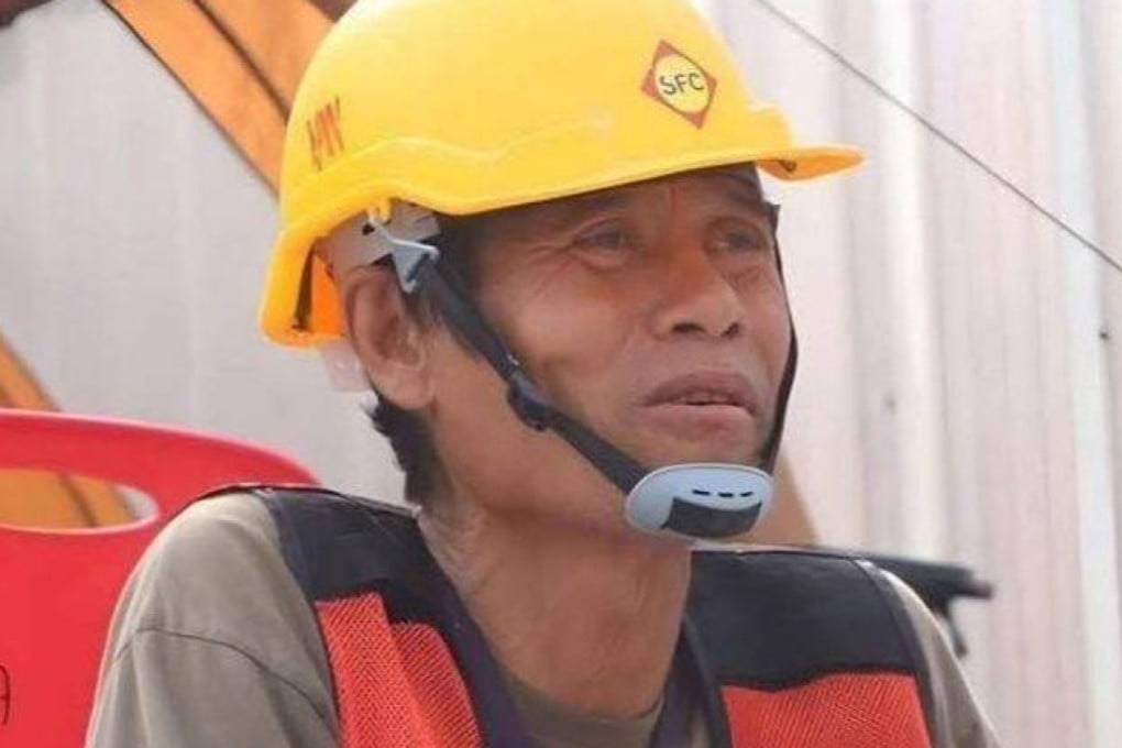 Somnit Duangnet claimed his pregnant wife was under the rubble of the Myanmar quake. Photo: Facebook/Big Kren