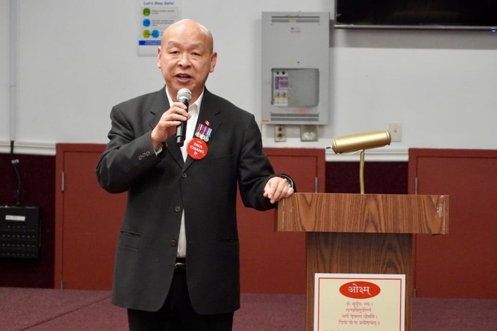 Paul Chiang, a Member of Parliament for the governing Liberal Party, made the announcement shortly after having apologised to Joseph Tay, who is running for the opposition Conservative Party in the country’s April 28 election. Photo: Handout