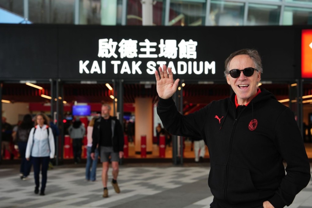 Franco Baresi outside the Kai Tak Stadium during the Hong Kong Sevens. Photo: AC Milan