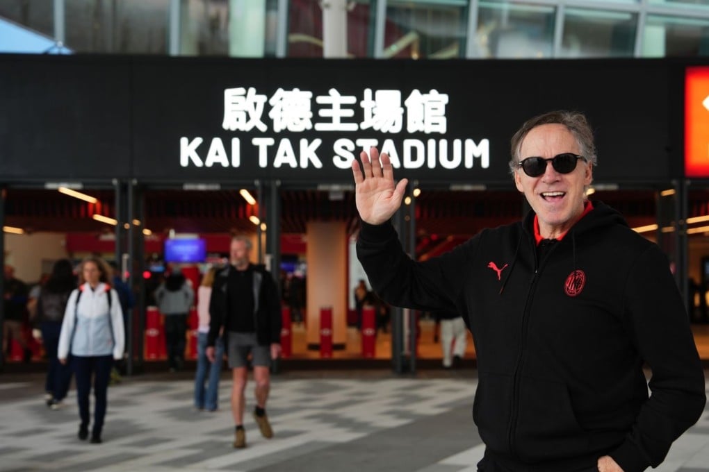 Franco Baresi outside the Kai Tak Stadium during the Hong Kong Sevens. Photo: AC Milan