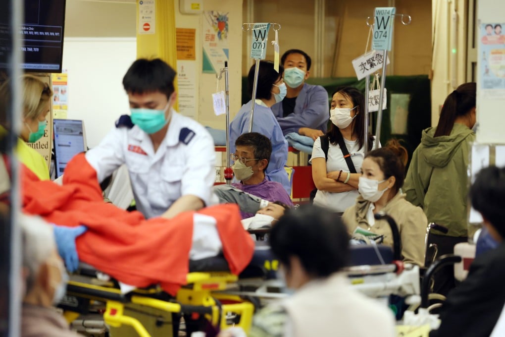 A busy day at the Accident & Emergency Department of Queen Elizabeth Hospital in Jordan, Hong Kong, on March 25. Photo: Jelly Tse