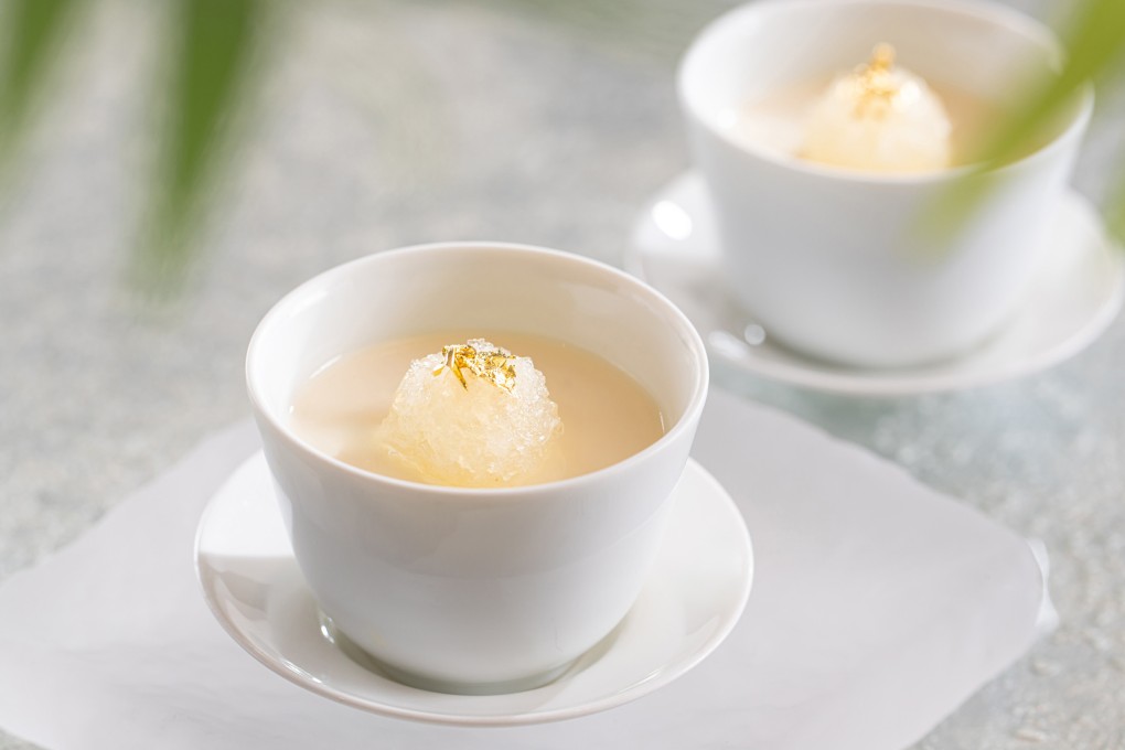 Tofu’s versatility shines at Ming Court in the Cordis, Hong Kong hotel, where a special menu pairs soy products with seasonal ingredients in dishes such as tofu panna cotta (above). Photo: Ming Court