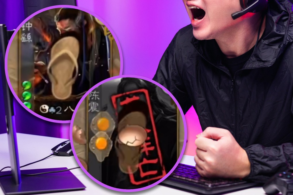 A Chinese man is suing a mainland gaming firm claiming that he suffers from depression after being “virtually slapped” 4,800 times. Photo: SCMP composite/Shutterstock/Bilibili