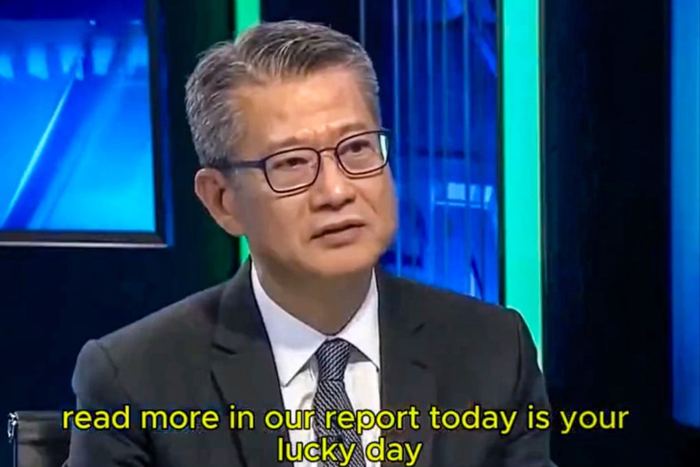 The likeness of Hong Kong’s Financial Secretary Paul Chan has been used in a deepfake video advertising a sham investment scheme. Photo: Handout