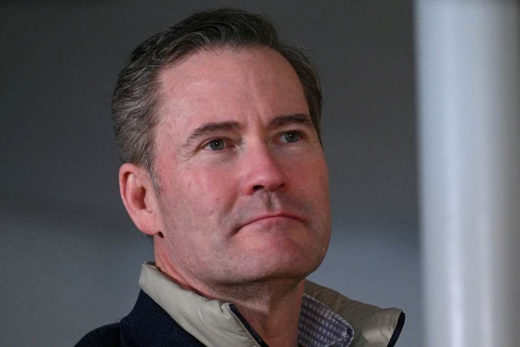 US National Security Advisor Mike Waltz visits the US military’s Pituffik Space Base in Greenland on Monday. Photo: Reuters