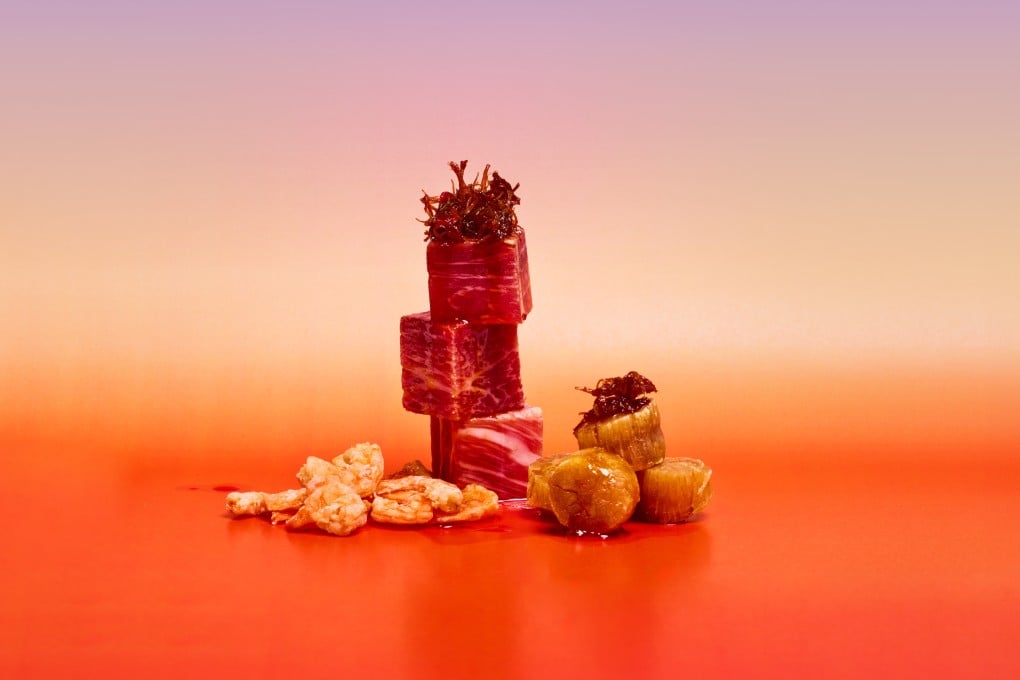 From left, dried shrimp, Jinhua ham (Chinese dried ham) and dried scallop, served with XO sauce on top. Photo: Jocelyn Tam