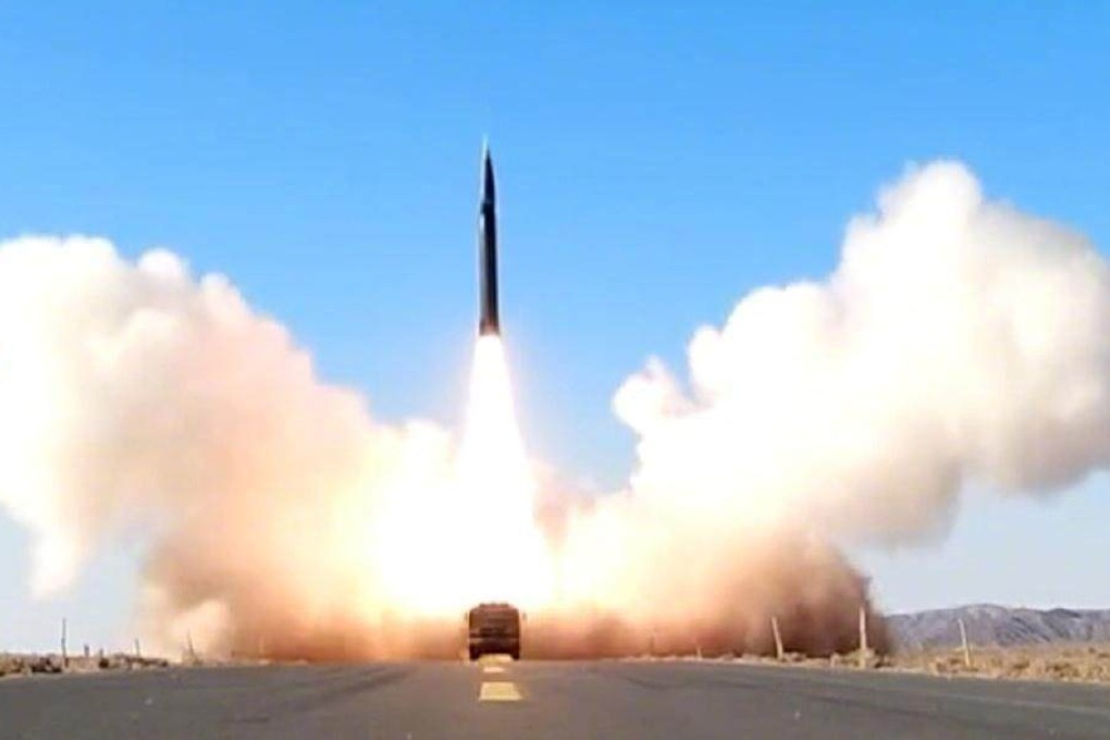 Chinese military scientists have detailed the results of testing a cutting-edge radar system, with 16 ballistic missiles fired in a single, very expensive exercise. Photo: CCTV