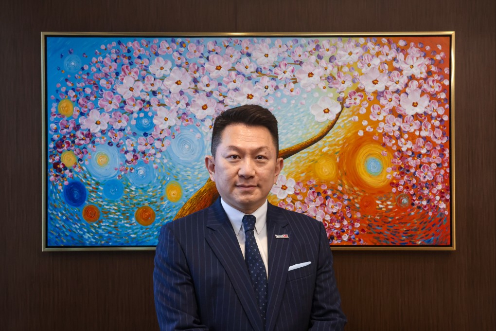 Jason Fong, global head of family office at InvestHK, the airport art-storage facility will nhance Hong Kong’s role as an art-trading centre. Photo: Jonathan Wong
