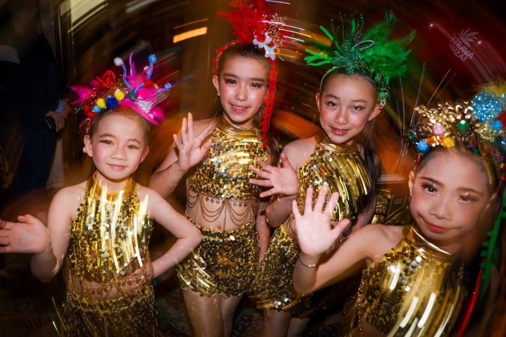 Performers at the press conference for the “Extravaganza! When Brazil Meets Hong Kong” festival to be held in the city this June. Photo: Nora Tam