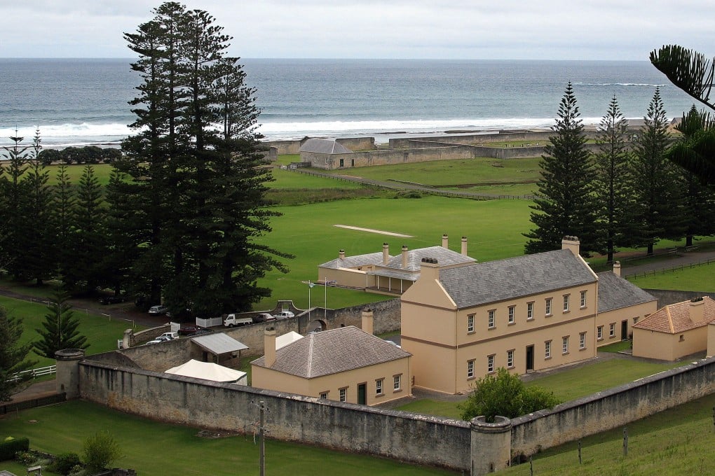 A former military barracks in the Australian territory of Norfolk Island. Photo: AFP