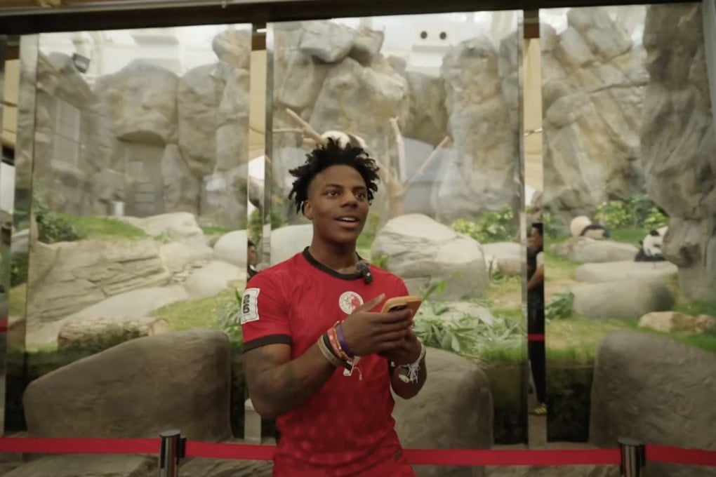 Influencer IShowSpeed at Ocean Park. Photo: YouTube/IShowSpeed