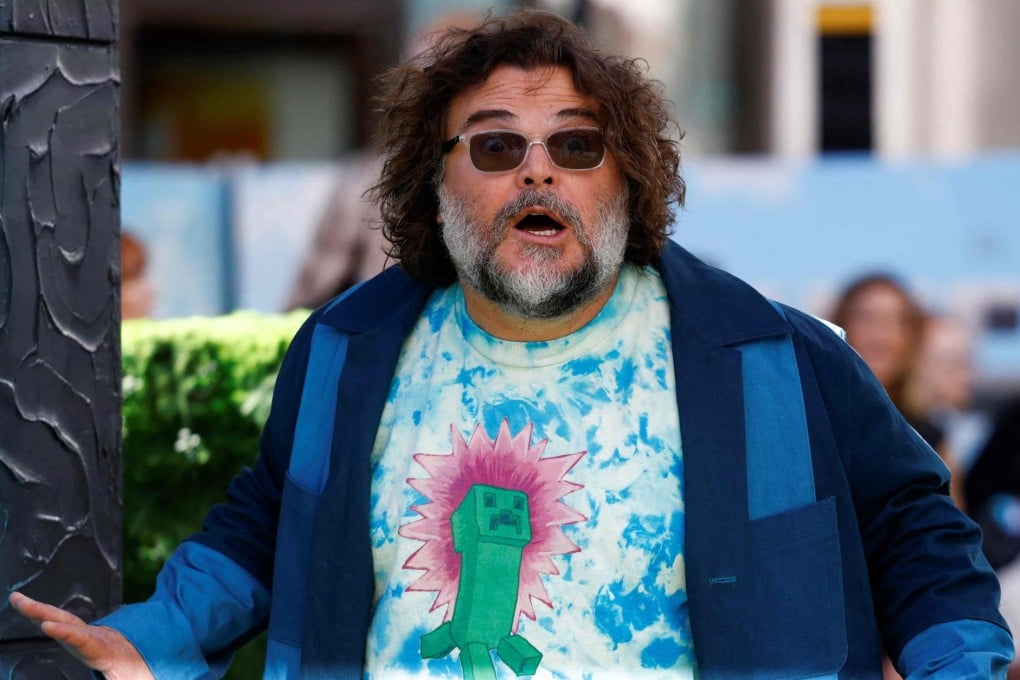 Jack Black at the premiere of A Minecraft Movie in London. The movie star reflects on a career spanning more than 30 years, and reveals why he still finds acting scary. Photo: AFP