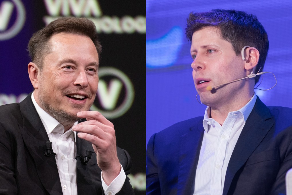 Elon Musk, left, and Sam Altman worked together to found OpenAI in 2015. Photo:  Shutterstock