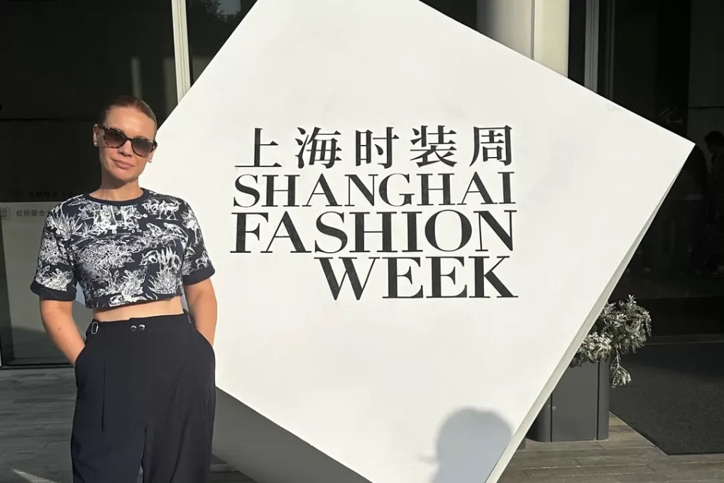 Jessica Jane Molebatsi at Shanghai Fashion Week. Photo: Instagram/ jessicajane_molebatsi