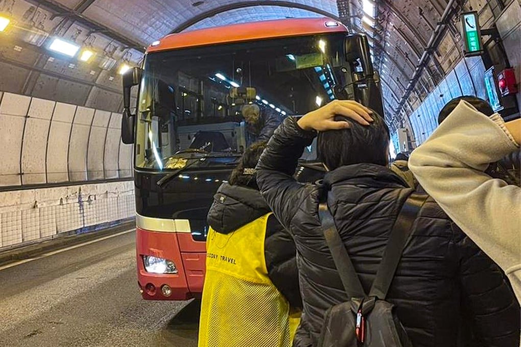 At least 44 people were injured in the accident, according to Japanese media. Photo: Handout