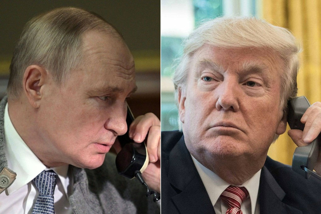 A combination photo shows Russian President Vladimir Putin and US President Donald Trump. Photo: AFP
