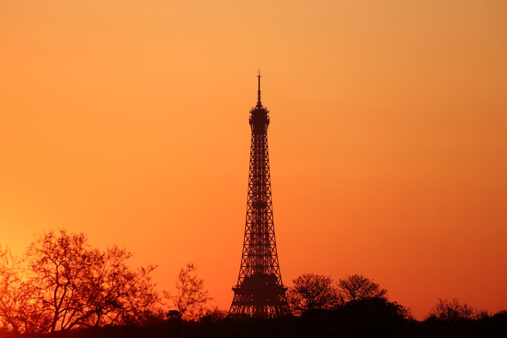 The Eiffel Tower in Paris, France. Police arrested two men in Paris on Sunday in connection with a terrorist undertaking and possession of explosives. Photo: Reuters