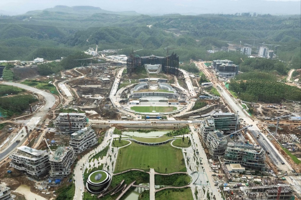 Indonesia’s future capital city of Nusantara is seen under construction last year. Photo: AFP