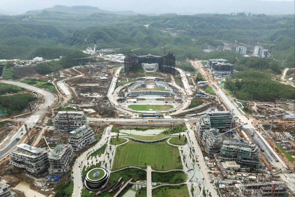 Indonesia’s future capital city of Nusantara is seen under construction last year. Photo: AFP