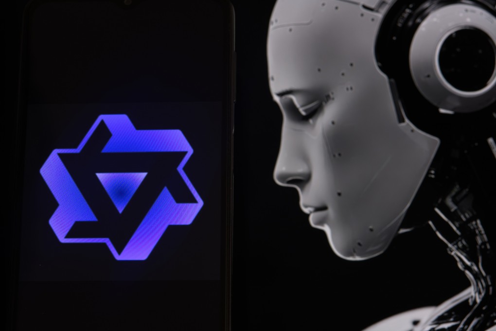 Alibaba’s Qwen logo is displayed next to a humanoid robot face in this illustration picture take January 25, 2025. Photo: Shutterstock Images