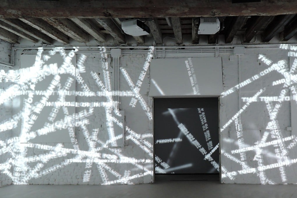 Detail from the Hong Kong exhibition at the 2015 Venice Biennale, featuring the art of Tsang Kin-Wah. The city’s M+ museum, which has organised Hong Kong’s exhibitions in Venice since 2013, has been replaced by the Hong Kong Museum of Art. Photo: SCMP