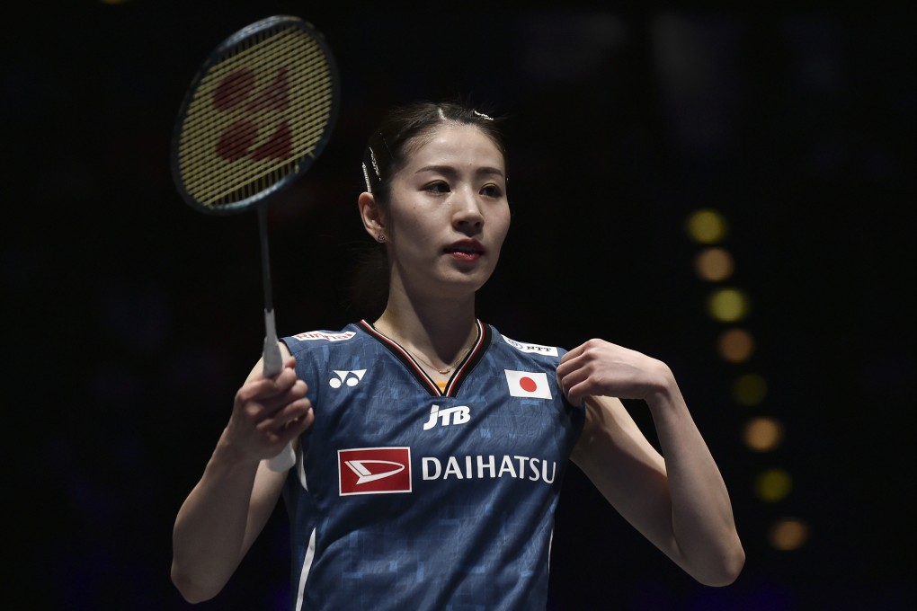 Japan’s Chiharu Shida in action in England last month. Photo: AP