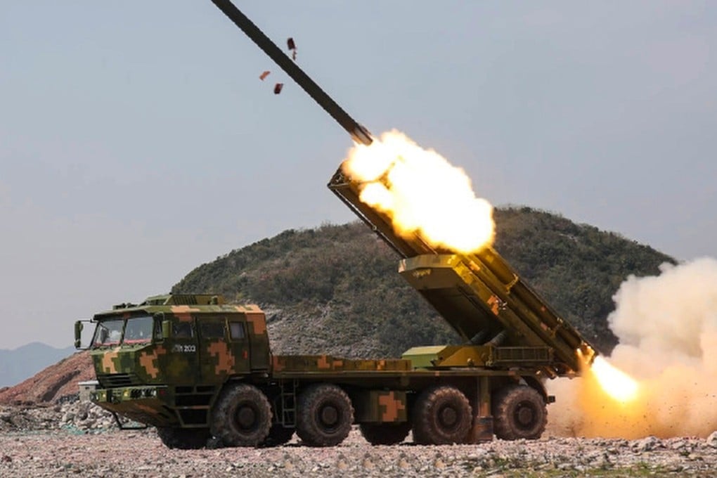 The People’s Liberation Army launched joint exercises around Taiwan on April 1, marking Beijing’s latest warning to the island. Photo: CCTV