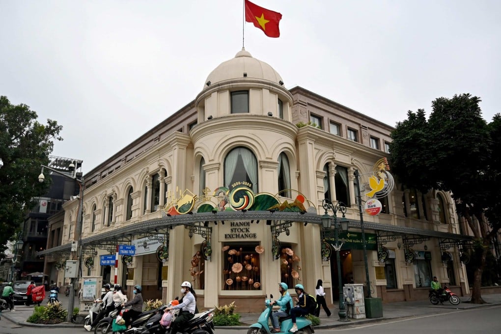 The Hanoi Stock Exchange in Hanoi. Vietnam has doubled down on its efforts to transform into a digital powerhouse. Photo: AFP
