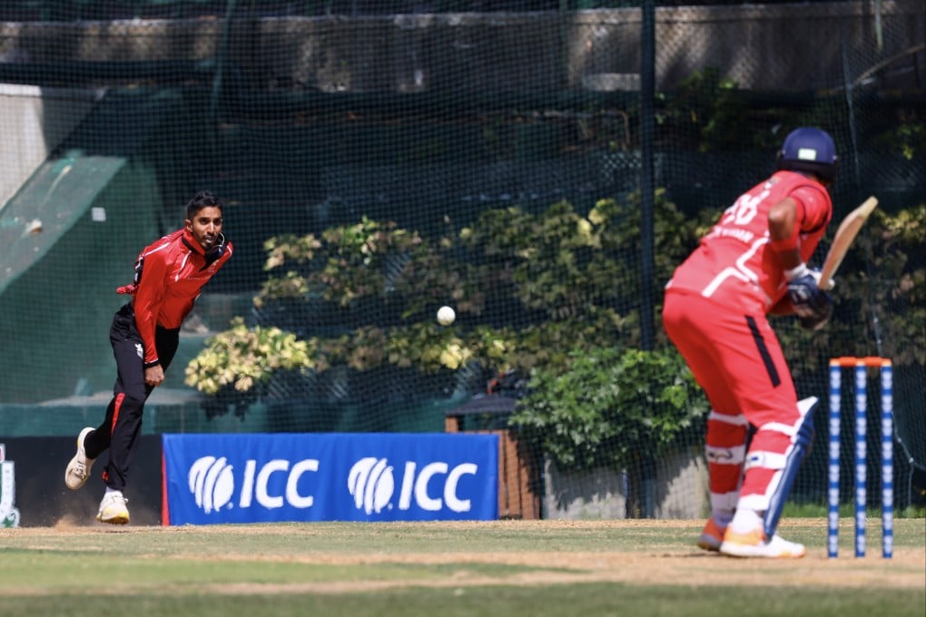 Aizaz Khan (left), here in action against Bahrain, was among the Hong Kong attack flayed by Kuwait. Photo: Dickson Lee