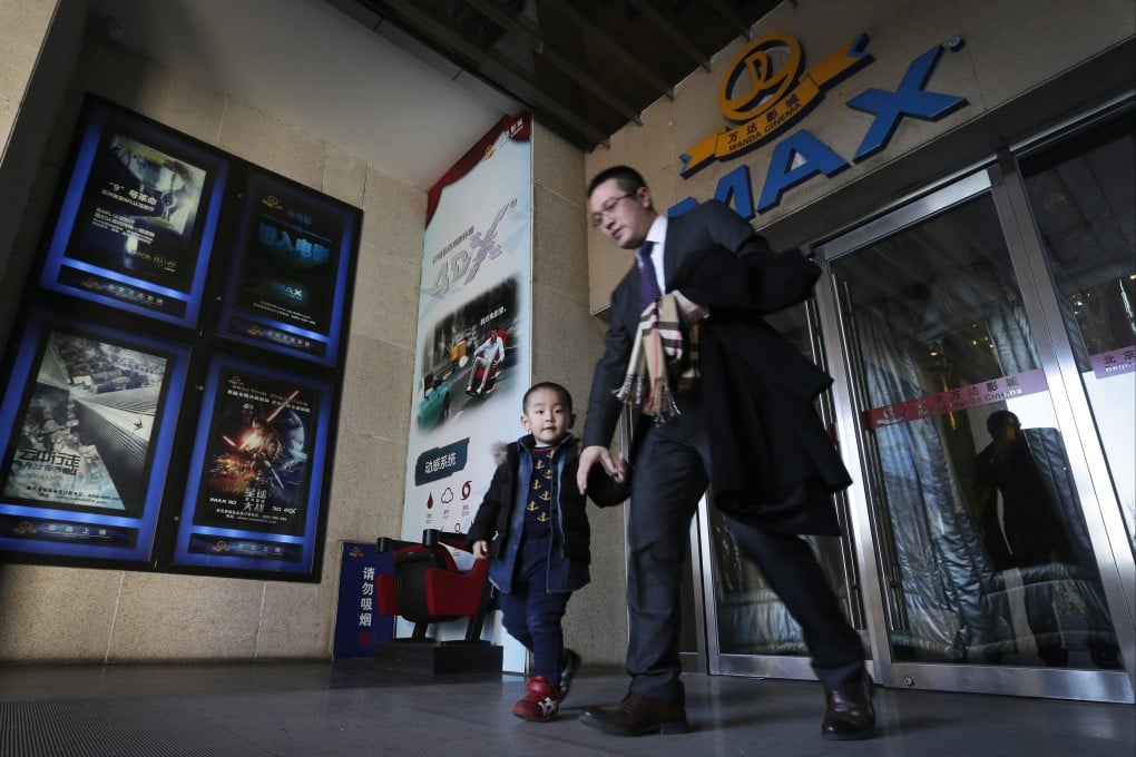 China is the world’s second biggest movie market. Photo: AP