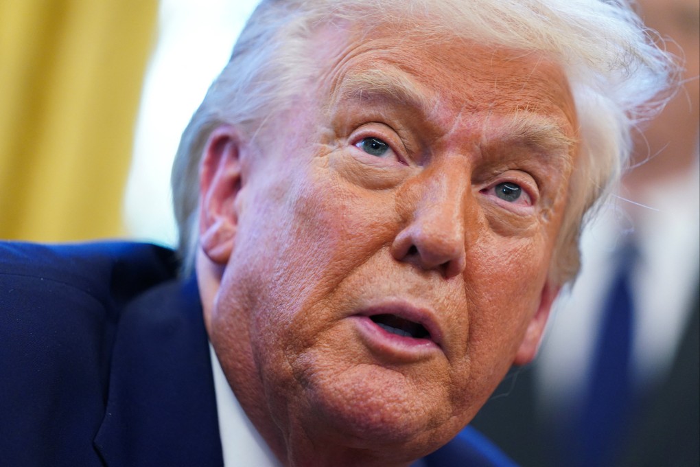 US President Donald Trump  at the White House on Wednesday, when he announced a 90-day pause in his tariff regime, except for China. Photo: Reuters