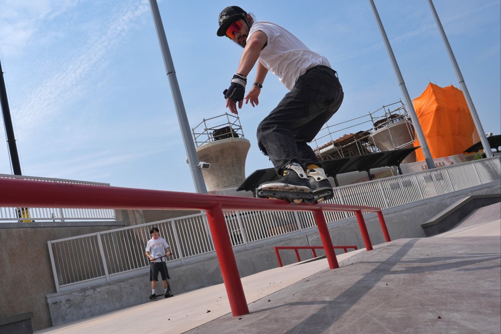 On top of being suitable for skateboarding, the park can be used for in-line skating, scootering and bicycle motocross by enthusiasts of different levels. Photo: Elson Li