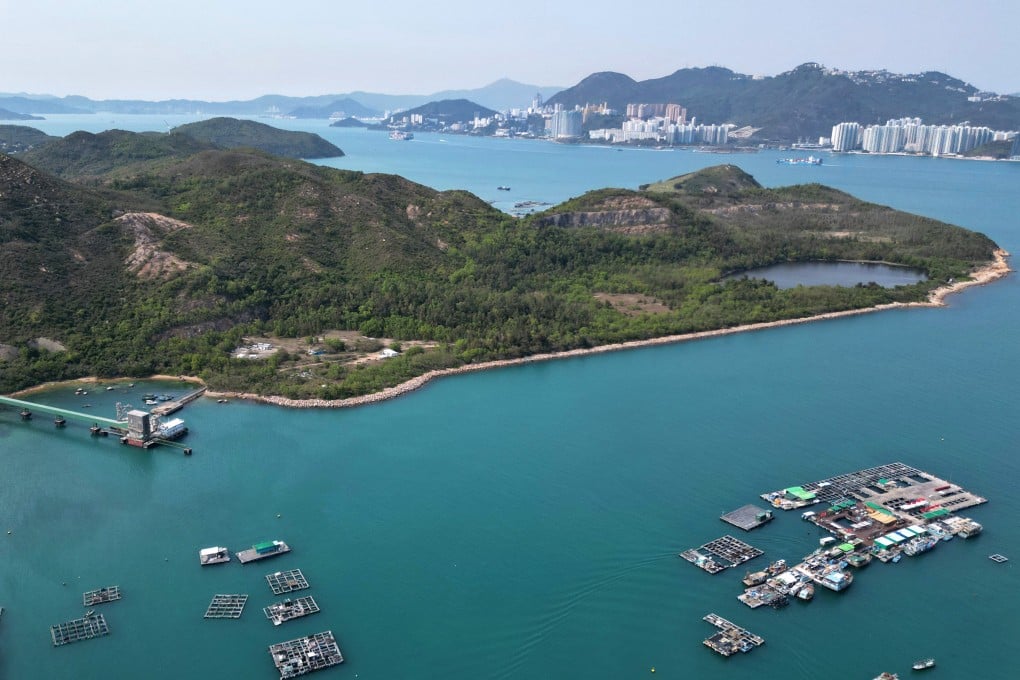 This former quarry site on Lamma Island is set to be turned into a high-end coastal and hillside resort development. Photo: Elson Li