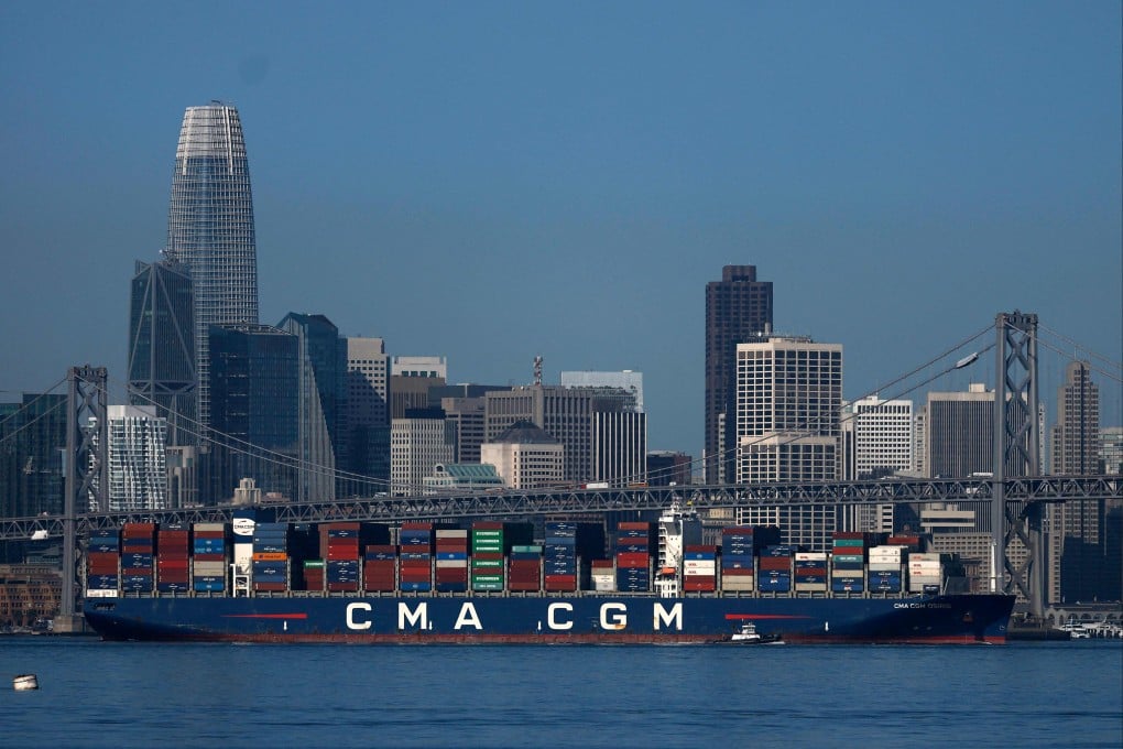 The Port of Oakland in California. Local exporters are rethinking their customers in the US as the trade war heats up. Photo: Getty Images