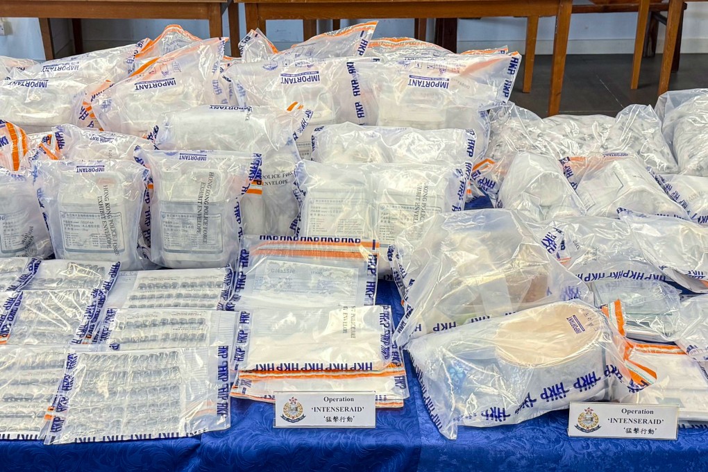 Hong Kong police have arrested three people, including two minors, for allegedly making and selling “space oil” products worth HK$1 million. Photo: Handout