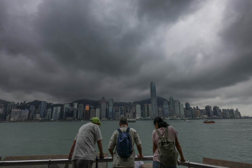 Saturday’s weather will be cloudy with occasional showers, and some areas will experience heavier downpours and squally thunderstorms. Photo: Jelly Tse