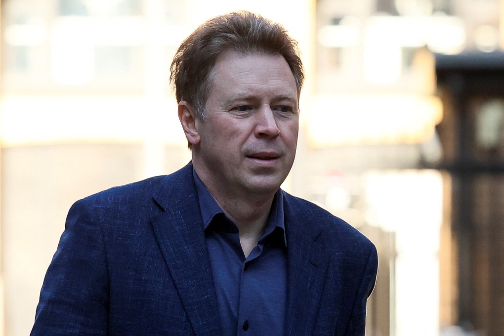 Dmitry Ovsyannikov,  governor of Sevastopol in Crimea from 2017 to 2019, arrives at a London court hearing in March. On Friday he was given a 40-month prison sentence. Photo: Reuters