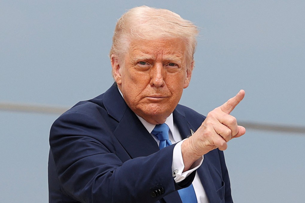 US President Donald Trump prepares to board Air Force One at Joint Base Andrews, Maryland, in March. Photo: Reuters