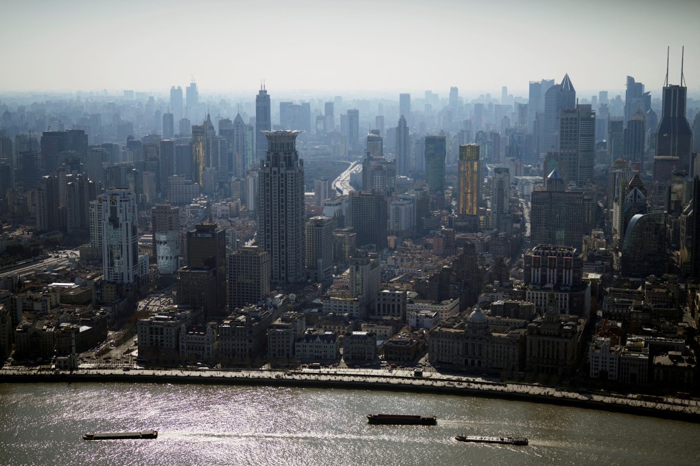 Foreign businesses operating in Chinese business hubs such as Shanghai (skyline pictured) are worried about the impact of the US-China trade war. Photo: Reuters
