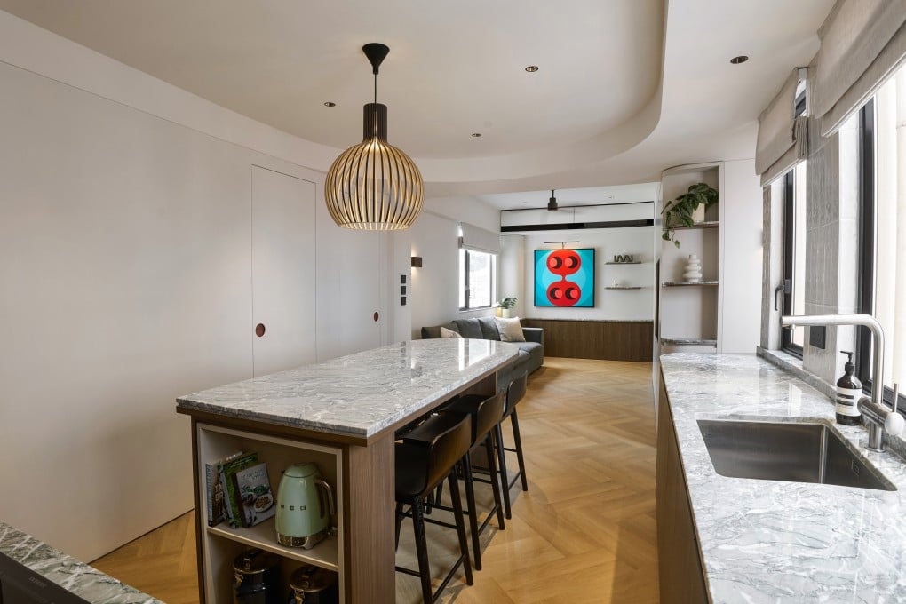 The Happy Valley home has been redesigned to include an open-plan kitchen and living area. Photo: Steve Wong